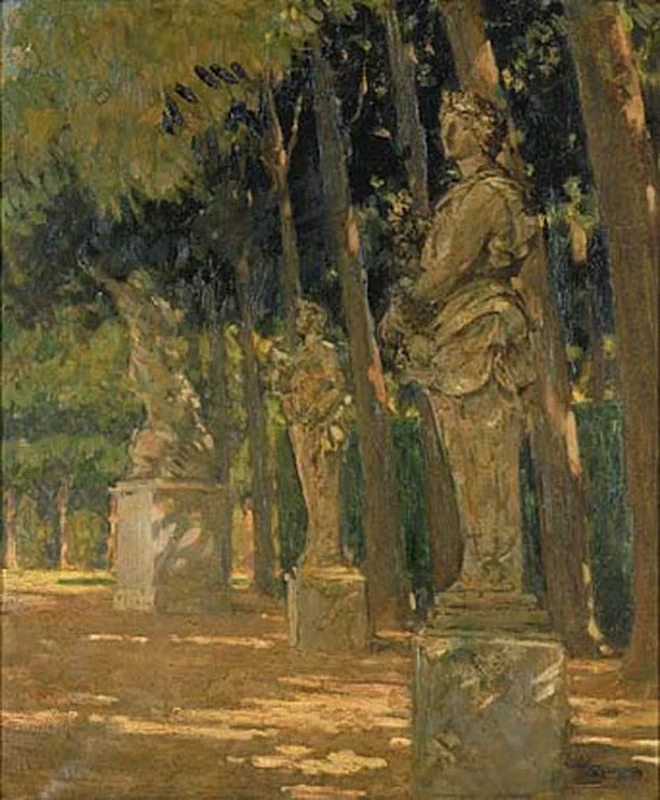 Incrocio alla fine del Tapis Vert Versailles - Smithsonian American Art Museum